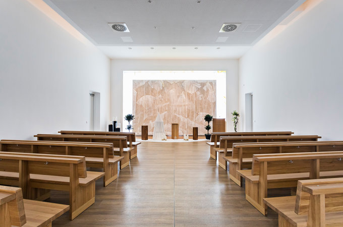 Trauerhalle Gesamtansicht