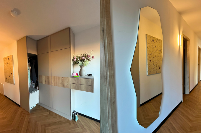 Garderobe mit Integrationen 