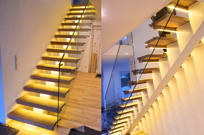 Mittelholmtreppe mit Beleuchtung 