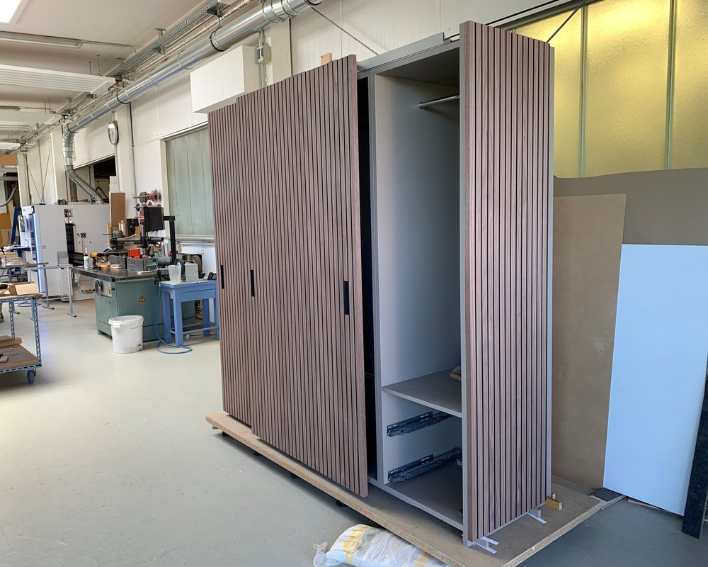 Garderobe in Werkstatt
