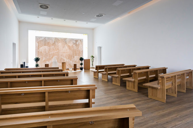 Trauerhalle Gesamtansicht
