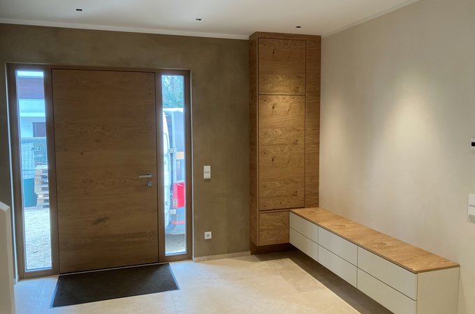Garderobe im Eingangsbereich