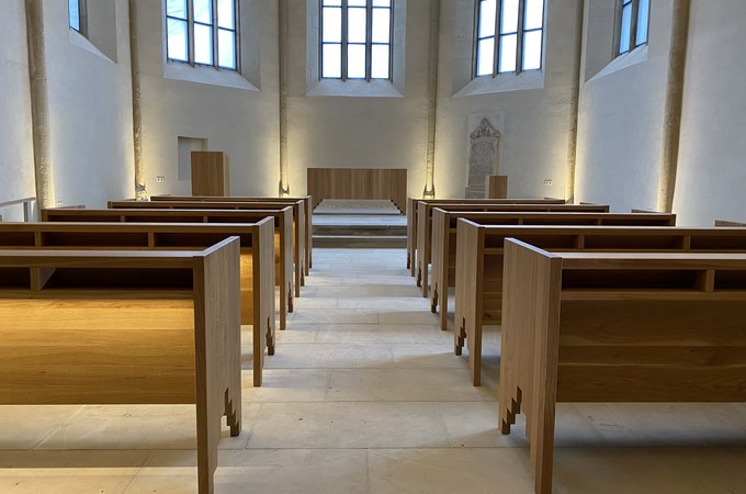 Sitzbänke mit Beleuchtung