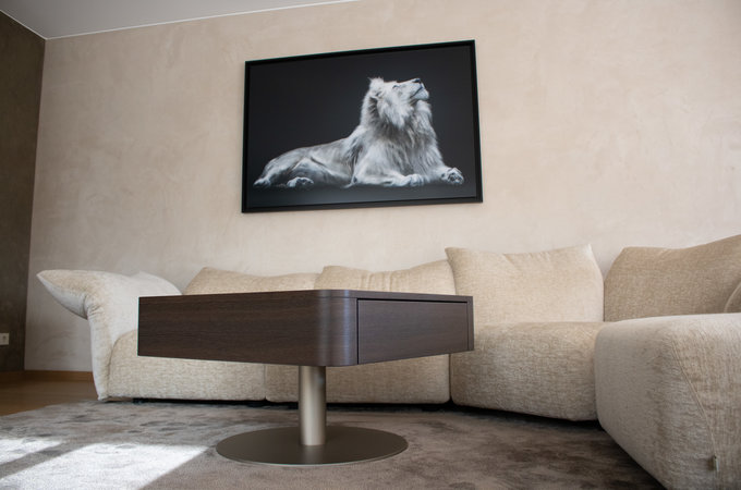 Couchtisch im Wohnzimmer 