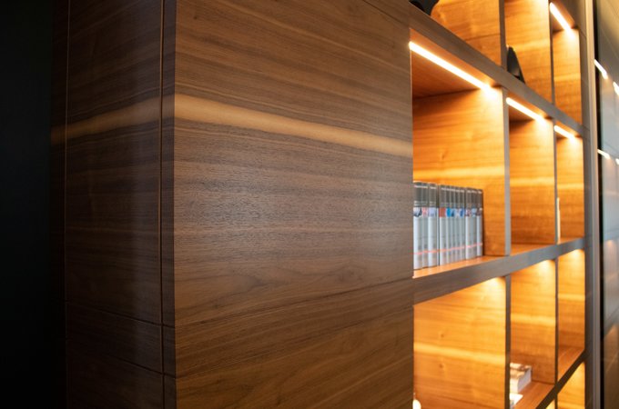 Detailaufnahme von der Wandverkleidung