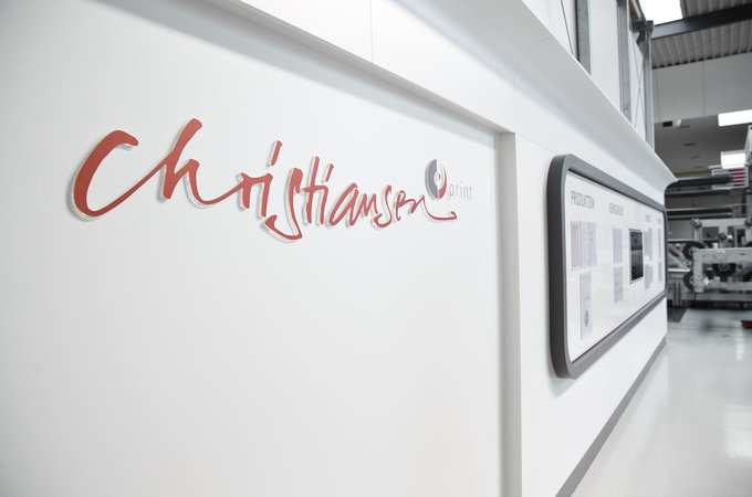Detailaufnahme Logo Druckerei