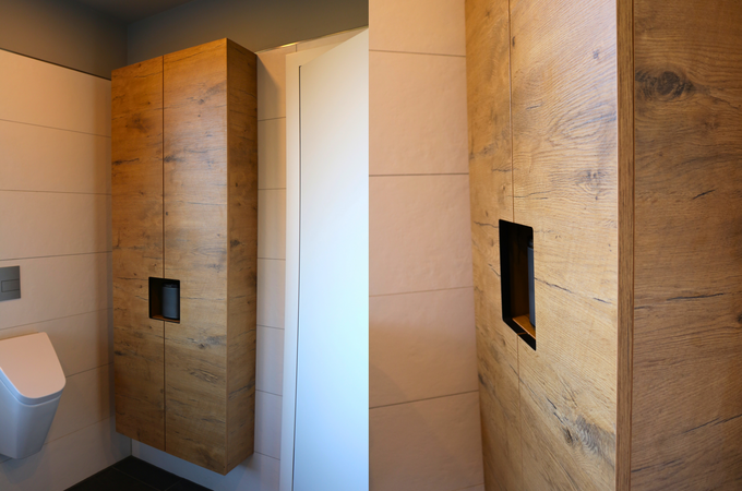 Badschrank für Stauraum 