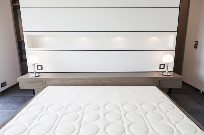 Schlafzimmer Schlafzimmer Bett Detail