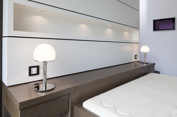 Schlafzimmer Schlafzimmer Bett Detail