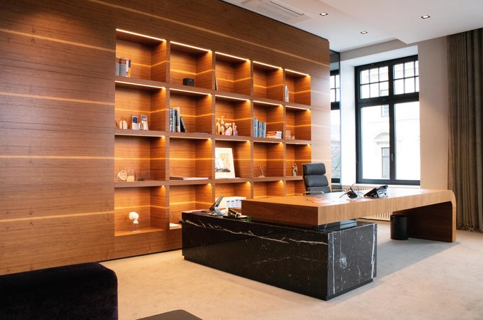Masterbüro Schreibtisch Mamor